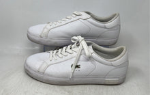 Load image into Gallery viewer, Lacoste Mens Powercourt 0721 2 SMA White Lace-Up Sneaker Shoes Size 10 No Insole

