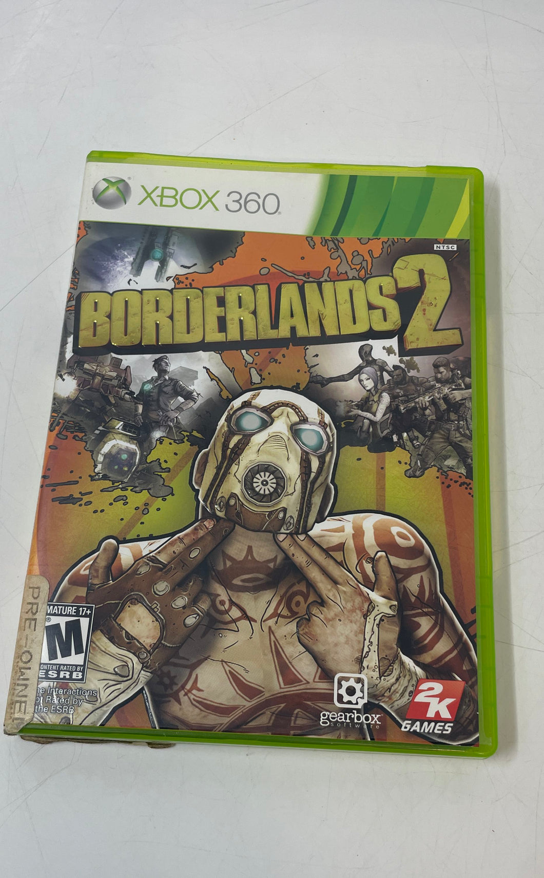 2K Game Microsoft Xbox 360 Borderlands 2 Shooter FPS Video Game Not Tested