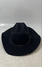 Load image into Gallery viewer, Justin By Milano Mens Black Wide Brim Western Cowboy Hat One Size Fits All
