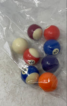 Load image into Gallery viewer, Lot Of 8 Pcs Classic Sport Multicolor Playing Indoor Games Billiard Ball
