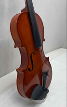 Load image into Gallery viewer, Brown Orchestral Beginner Right Handed Acoustic Violin In Case
