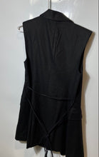 Load image into Gallery viewer, Alcott Womens Black Sleeveless Notch Lapel Double-Breasted Suit Vest Sz XS w/Tag
