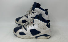 Load image into Gallery viewer, Nike Boys Air Jordan 6 Retro DV3605-164 Blue White Sneakers Shoes Size 2Y
