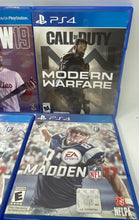 Load image into Gallery viewer, Lot Of 7 Pieces Assorted PlayStation 4 Mixed Variety Video Games Not Tested
