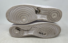 Load image into Gallery viewer, Nike Mens Air Force 1 White Lace-Up Low Top Sneaker Shoes Size 12.5 No Insole

