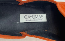 Load image into Gallery viewer, Cayumas Womens Orange Slip-On Round Toe D'Orsay Flats Size EUR 38
