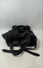 Load image into Gallery viewer, Steve Madden Womens Black Gold Pebble Leather Adjustable Strap Backpack
