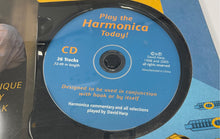 Load image into Gallery viewer, Swan Harmonica Kit With Paperback Book CD And Harmonica By David Harp Not Tested
