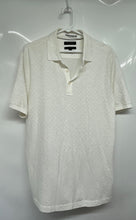 Load image into Gallery viewer, Banana Republic Mens White Short Sleeve Collared Standard Fit Polo Shirt Size L
