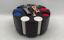 Load image into Gallery viewer, Multicolor Mixed Variety Casino Played Cards Classic Clay Poker Chip Set In Box
