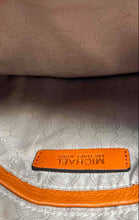 Load image into Gallery viewer, Michael Kors Womens Orange Adjustable Strap Shoulder Crossbody Bag

