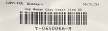 Load image into Gallery viewer, Gap Womens Gray Raglan Sleeve Crew Neck Short Fit &amp; Flare Dress Size XS
