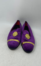 Load image into Gallery viewer, Elanroman Mens BR-C1493JZ Purple Round Toe Slip-On Loafers Shoes Size 40
