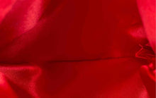 Load image into Gallery viewer, Giorgio Armani Beauty Womens Red Textured Fold-Over Wrist Strap Clutch Bag

