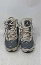 Load image into Gallery viewer, Nike Boys Air Jordan 6 Rings 323419-121 White Gray Sneaker Shoes Size 4.5Y
