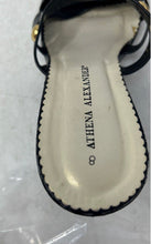 Load image into Gallery viewer, Athena Alexander Womens Black Gold Silver Slip-On Wedge Platform Heels Size 6
