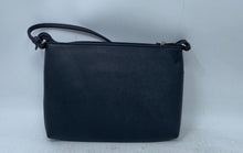 Load image into Gallery viewer, Calvin Klein Womens Black Faux Leather Inner Pockets Zipper Crossbody Bag
