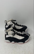 Load image into Gallery viewer, Nike Kids Air Jordan 6 Rings 323432-008 Black White Sneaker Shoes Size 11C

