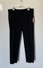 Load image into Gallery viewer, Vince Camuto Womens Black Flat Front Straight-Leg Ankle Pants Size 14 With Tag
