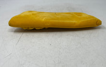 Load image into Gallery viewer, Banana Republic Womens Yellow Velvet Crafted Flower Inner Pocket Clutch Bag
