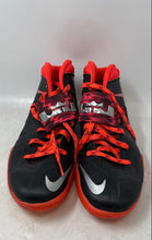 Load image into Gallery viewer, Nike Mens Zoom Soldier 7 PP 609679-005 Black Red Orange Basketball Shoes Size 10
