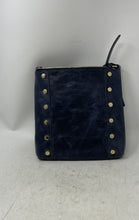 Load image into Gallery viewer, Tommy Bahama Womens Blue Leather Adjustable Strap Inner Pocket Crossbody Bag
