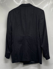 Load image into Gallery viewer, Emanuel Ungaro Mens Gray Striped Long Sleeve Double-Breasted Blazer Size 40
