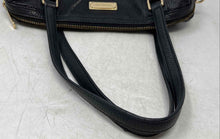 Load image into Gallery viewer, Michael Kors Womens Bedford Bowling Black Leather Zip Top Satchel Bag No Strap

