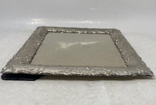 Load image into Gallery viewer, Vintage Silver Metal Rectangle Free Standing Tabletop Ornate Picture Photo Frame

