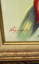 Load image into Gallery viewer, Decorative Wall Hanging Framed Art Painting Of A Sad Clown Signed By Higgins
