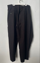 Load image into Gallery viewer, Maniere De Voir Mens Black Pleated Front Belted Trouser Pants Size 38 With Tag
