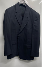 Load image into Gallery viewer, Gianfranco Ruffini Mens Black Notch Lapel Two-Button Blazer Jacket 42R
