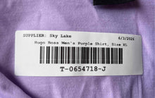 Load image into Gallery viewer, Hugo Boss Mens Purple Spread Collar Short Sleeve Polo Shirt Size XL

