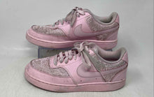 Load image into Gallery viewer, Nike Womens Court Vision Low HJ5846-600 Pink Lace-Up Sneakers Shoes Size 8
