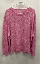 Load image into Gallery viewer, J.Crew Womens Pink Knitted Round Neck Long Sleeve Pullover Sweater Size 2X
