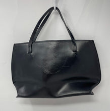 Load image into Gallery viewer, Authentic Furla Womens Black Leather Double Handle Lined Tote Handbag Damaged
