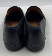 Load image into Gallery viewer, Authentic Salvatore Ferragamo Mens David Black Leather Loafer Shoes Sz 9 Damaged
