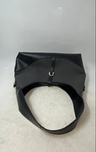Load image into Gallery viewer, Womens Gray Black Inner Pockets Bottom Studs Shoulder Strap Zipper Hobo Bag
