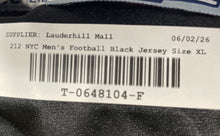 Load image into Gallery viewer, 212 NYC Mens Black Short Sleeve Pullover #10 Athletic Football Jersey Size XL
