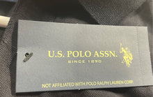 Load image into Gallery viewer, U.S. Polo Assn Boys Black Short Sleeve Polo Shirt XL 14-16 School Uniform w/ Tag
