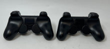 Load image into Gallery viewer, Set Of 2 Pcs Sony PlayStation DualShock 3 Black Wireless Controllers Not Tested
