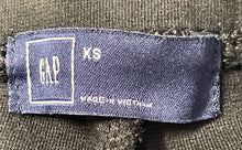 Load image into Gallery viewer, Gap Womens Black Flat Front Elastic Waist Straight Leg Trouser Pants Size XS
