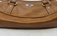 Load image into Gallery viewer, Treviso Womens Brown Faux Leather Outer Zipper Pockets Single Strap Shoulder Bag
