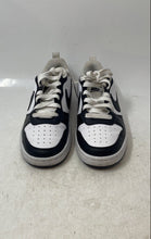 Load image into Gallery viewer, Nike Kids Court Borough Low Recraft DV5456-131 White Black Sneaker Shoes Size 4Y
