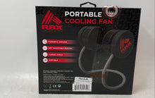Load image into Gallery viewer, RBX Black Red 3 Speed Adjustable Airflow Portable Cooling Neck Fan Untested

