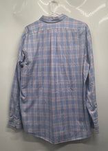 Load image into Gallery viewer, Brooks Brothers Mens Blue Red Plaid Long Sleeve Slim Fit Dress Shirt Size 17-35
