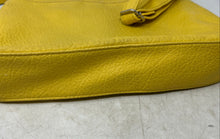 Load image into Gallery viewer, Rosetti Womens Yellow Faux Leather Adjustable Strap Zip Top Crossbody Bag
