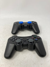 Load image into Gallery viewer, Set Of 2 Pieces Black Matte PlayStation 3 Wireless Game Controller Not Tested
