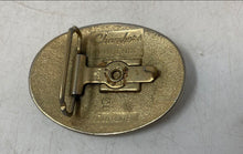 Load image into Gallery viewer, Vintage Chambers Phoenix Gold-Tone Oval Shape Horse Head Western Belt Buckle
