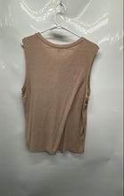 Load image into Gallery viewer, James Perse Womens Brown Sleeveless Crew Neck Pullover Tank Top Size 4
